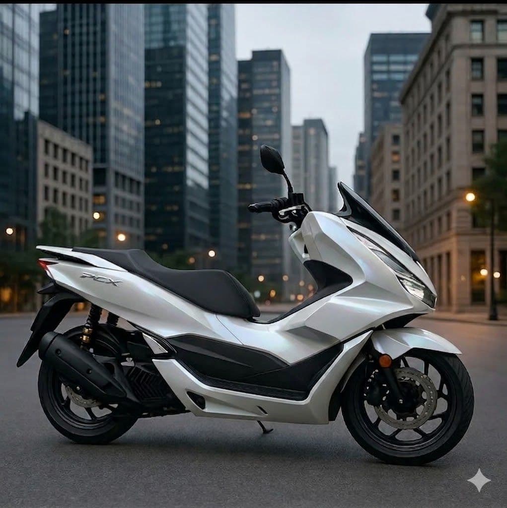 Honda PCX 125 - Pearl Snowflake White